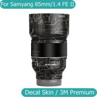 สติกเกอร์ป้องกันตัวเลนส์ติดฟิล์มไวนิล Samyang 85 F1.4 FE สติ๊กเกอร์ติดบนตัวเครื่อง II เคลือบป้องกันขนาด85มม. 1.4 II สำหรับ Sony Mount