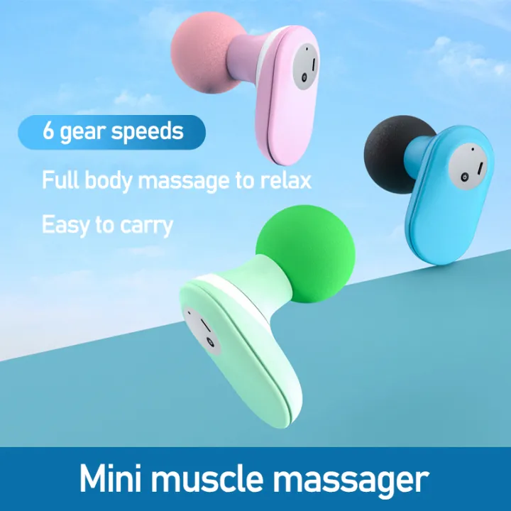 [mini massage gun] professional massage machine silent handheld fascia