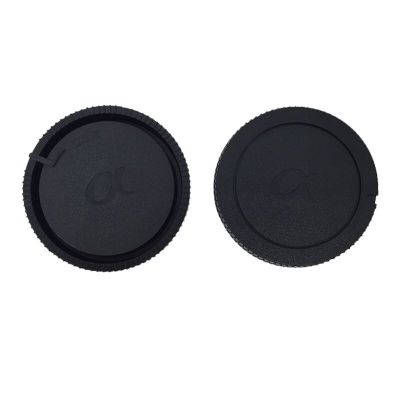 Rear Lens Body Cap Camera Cover Set Dust Screw Mount for Protection Plastic Black Replacement for for Alpha Minolta DSL Lens Caps