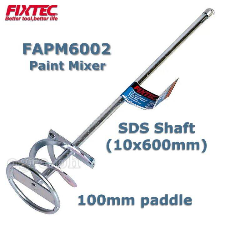 Fixtec FAPM6002 SDS Shaft Paint Mixer (600x100x10mm) Lazada PH