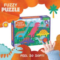 Fuzzy puzzle ของเล่นเด็ก จิ๊กซอว์กำมะหยี่ ลาย DINOSAUR FUZZY PUZZLE