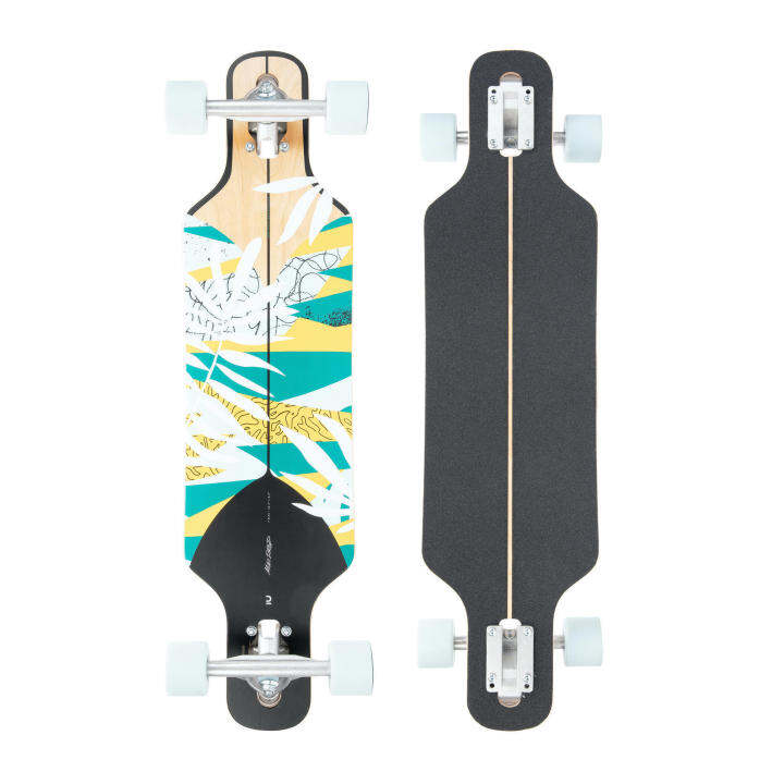 Decathlon Oxelo Longboard 100 Drop Mini - Floral | Lazada PH