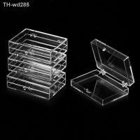 1PC Acrylic Transparent Box Lid Jewelry Candy Storage Box Badge Commemorative Coin Storage Box Home Personal Postcard Box