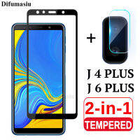 2 in 1 For Samsung Galaxy J6 J4 Plus / A14 A13 A22 A23 A32 A33 A34 A42 A52 A53 A54 A73 5G A12 / A04S A04E A03S A02S Tempered Glass Screen Protector Samsung A51 A71 A31 A11 A70S A50S A40S A30S A20S A10S Glass Film + Camera Safety Lens