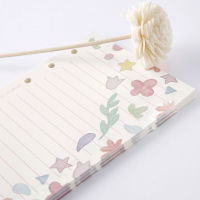 Cute 100sheets Notebook Filler Papers A5&amp;A6 Diary Color Inner Core Planner Filler Paper Girl Series Inside Page gifts Stationery