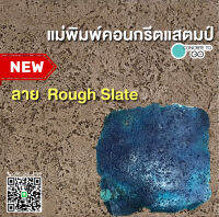 แผ่นคอนกรีตพิมพ์ลาย ลาย Rough Skin ไร้ขอบ