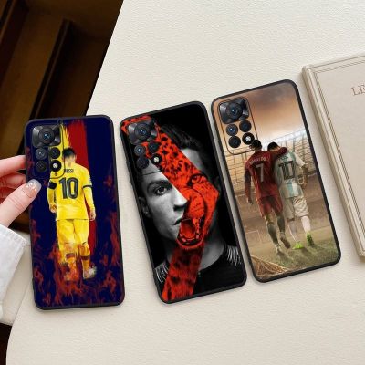 Football Star Number 7 10 Phone Case For Redmi Note 11E 11S 11 10 9 Pro 9A K20 K30 K40 Soft Silicone Cover