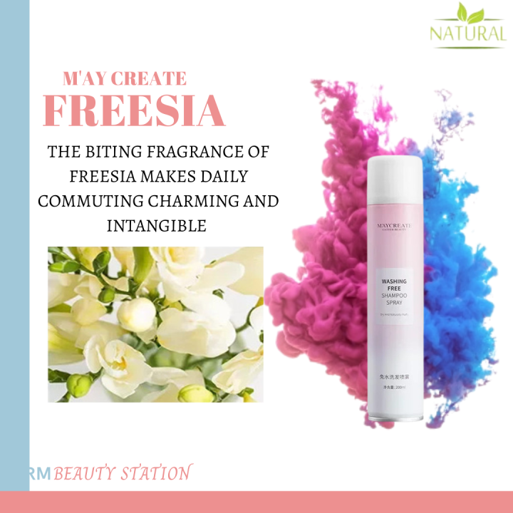 MAYCREATE Washing Free Shampoo Spray Dry And Naturally Fluffy Hair Care