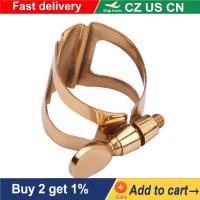 Single Screw Adjustment Saxophone Ligature Durable Metal Clip Fastener For Soprano / Alto / Tenor Saxophone Of Sax Essories