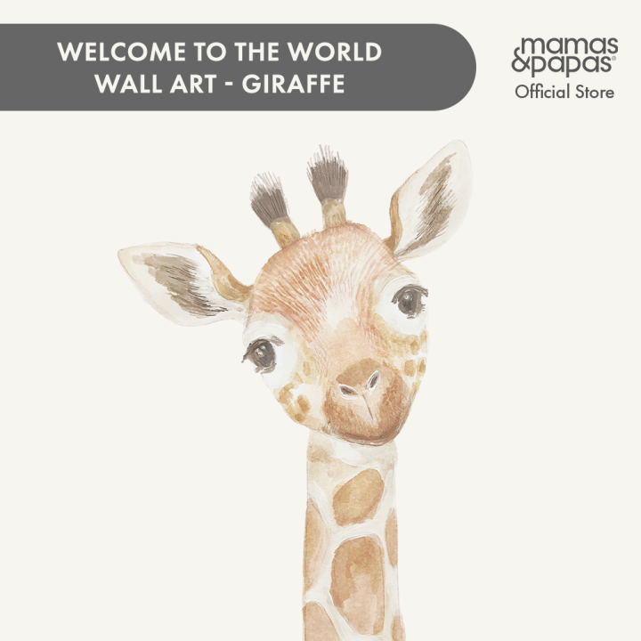 Mamas and Papas to the World Wall Art Giraffe Lazada PH