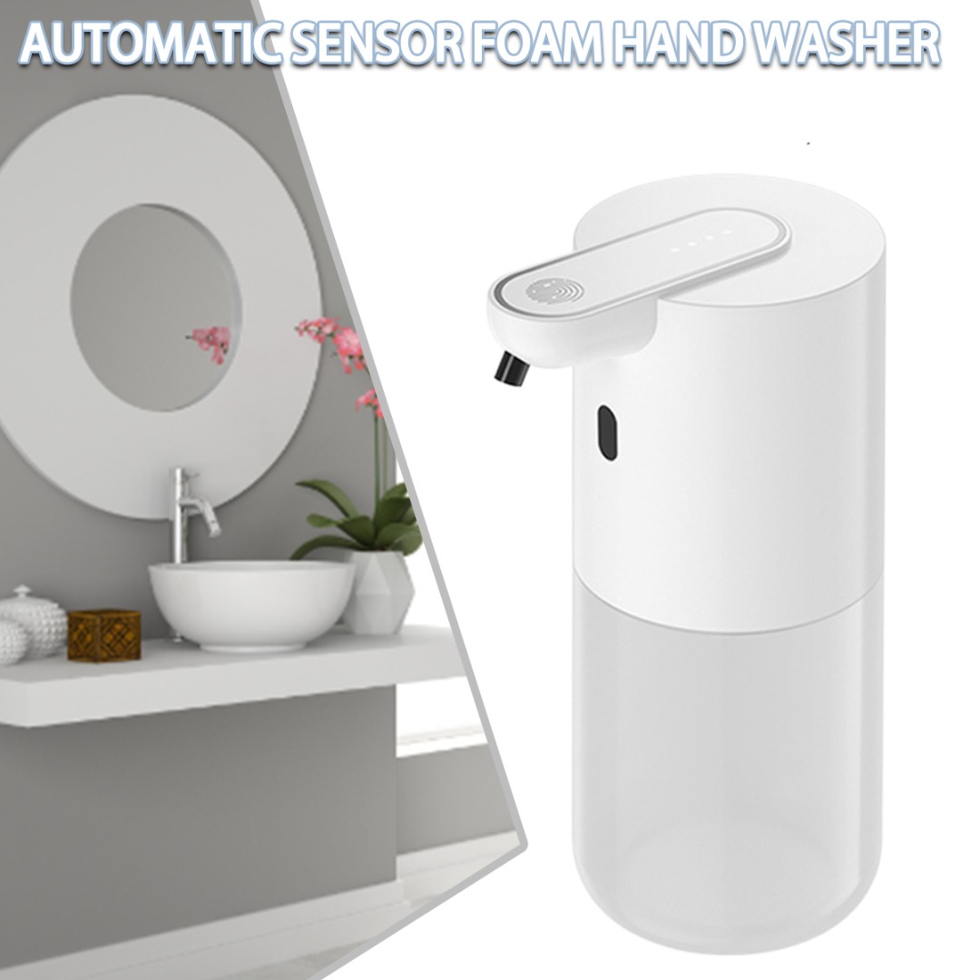 Idealhere P8 400ML Original Automatic Foam Sensor Soap Dispenser Touchless Desktop Wall Mounted Soap Pump for Kitchen Bathroom for Kitchen Bathroom Toilet