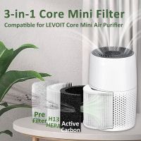 Replacement Filter for Core Mini Air Purifier, 3-In-1 H13 True HEPA Filter, Part Core Mini-RF