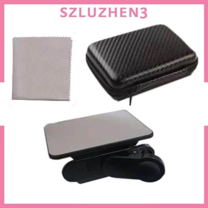 szluzhen3-กระจกสะท้อนกล้องสมาร์ทโฟน-พร้อมกล่องเก็บ-อุปกรณ์เสริมถ่ายภาพแนวตั้ง-แนวนอน