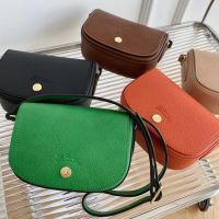 2023 NEW for✘ 2023 New Longqi cowhide womens fashion contrast color multifunction square shoulder bag