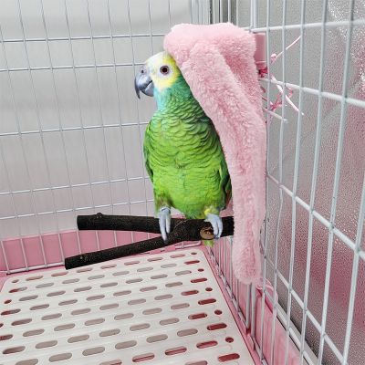 【YF】 Winter Warm Bird Shawl Nest Corner Parrot Blanket Pet Small Animal Hanging Tent Cage Decoration for Parakeet Lovebird Cockatiel