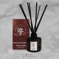 ✨น่าซื้อ ก้านไม้หอม 135ml.(Black) น้ำหอมปรับอากาศ​ Reed Diffuser น้ำหอมในบ้าน น้ำหอมห้อง คุณภาพดี ถุงหอมปรับอากาศ