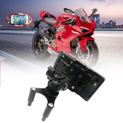 Mobile Phone USB Navigation Bracket Motorcycle USB Charging Mount fits For Ducati Panigale V4 V4S 2018 2019 2020
