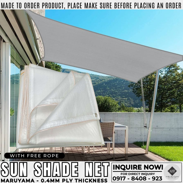 6x8ft WITH FREE ROPE Net Shade, Translucent mesh tarpaulin, Transparent ...