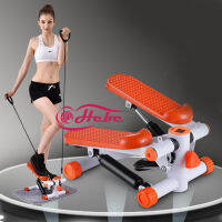 Treadmills เครื่องบริหารต้นขา เอว น่อง แบบสเต็ป เครื่องออกกำลังกายแบบก้าวเหยียบ เครื่องออกกำลังกาย​ แถมยางยืดแบบดึง