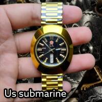 นาฬิกาข้อมือแฟชั่น นาฬิกาข้อมือแบรนด์ Us submarineสีดำ black นาฬิกาข้อมือหรู นาฬิกาข้อมือผู้ชาย new