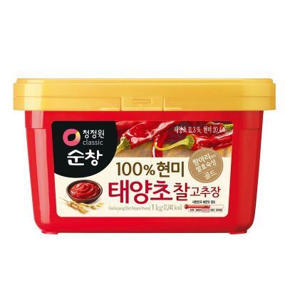 สินค้ามาใหม่! ชองจองวอน โกชูจัง ซอสพริกเกาหลี 1 กิโลกรัม Chung Jung One Gochujang Hot Pepper Paste 1 kg ล็อตใหม่มาล่าสุด สินค้าสด มีเก็บเงินปลายทาง