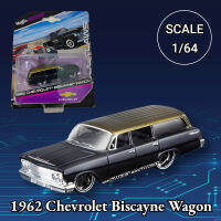 Viet 164โมเดลรถขนาดเล็กวินเทจ1962 Chevrolet Biscayne Wagon ของเล่นแบบชุดสะสมยานพาหนะดายแคสโลหะขนาดเล็ก