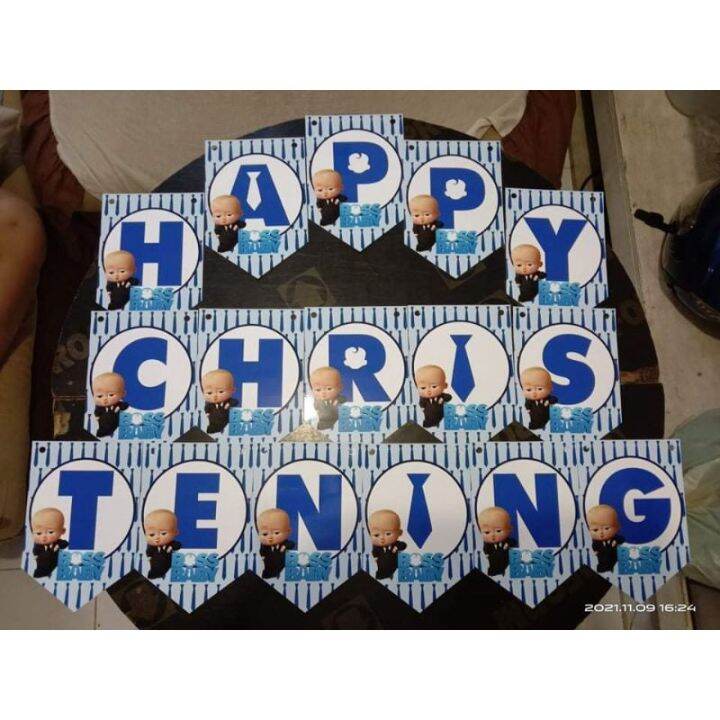 Happy Christening Baby Boss (𝗕𝗼𝘆 Lazada PH