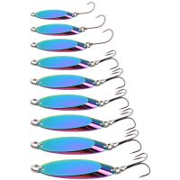 1pcs Metal Spinner Spoon Lures Trout Fishing Lure Hard Bait Sequins Paillette Artificial Baits Spinnerbait Fish Tools 1.5g-28gLures Baits