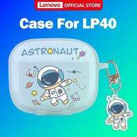 ✿❏❇ LJ7.23 Lenovo LP40 ชุดหูฟังบลูทูธไร้สายต้นฉบับการ์ตูนคู่รักน่ารักฝาครอบป้องกันการตกเหมาะสำหรับผู้ชายและผู้หญิง