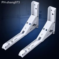 2pcs/set 8inch 10 inch 12 inch White Length Steel Triangle Folding Shelf Bracket Wall Mounted Self Support Metal Angle Bracket