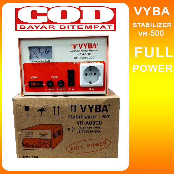 Stabilizer Listrik 500 Watt/Stabilizer VYBA Stavol Lazada Indonesia