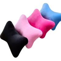 Neck Rest Cushion Detachable Solid Color Slow Rebound Elastic Neck Pillow Neck Pillow for Vehicle