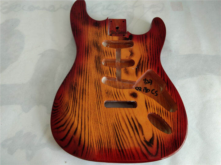 6 Strings Electric Guitar Body For ST Electric Guitar,Ash Electric