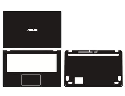 【ร้อน】คาร์บอนไฟเบอร์แล็ปท็อปสติ๊กเกอร์ผิวรูปลอกที่ครอบสำหรับ ASUS VivoBook X420ua X420u X420F 14 Quot;