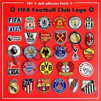 【hot sale】 ▩■ B15 ☸ FIFA Football Club Logo Self-adhesive Sticker Patch ☸ 1Pc Iron on Sew on Clothes Bag Accessories Decor Badges Patches