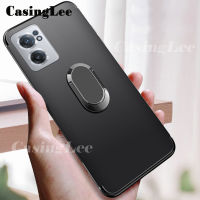 Casinglee สำหรับ One Plus Nord CE2 5G Case Matte เต็มรูปแบบกันกระแทกรถแม่เหล็กผู้ถือแหวนโทรศัพท์ฝาครอบ Hp OnePlus Nord CE2 Lite 5G กรณี