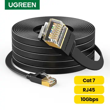 AMPCOM Ethernet Cable RJ45 Cat7 Lan Cable 1M 1.5M 2M 3M STP RJ 45 Flat