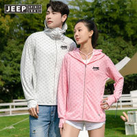 JEEP SPIRIT เสื้อผ้ากันแดดสำหรับผู้ชาย,เสื้อผ้าการป้องกันแสงแดดสำหรับชาวประมงผิวกลางแจ้งเสื้อโค๊ตแนวสปอร์ตระบายอากาศได้เสื้อคลุมบางๆมากฤดูร้อน