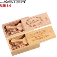 JASTER usb drive 3.0 creative wooden Guitar and box 8GB 16GB 32GB 64GB 128GB USB flash drive memory stick LOGO customized gifts