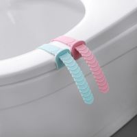 1Pcs Silicone Toilet Seat Flap Handle Toilet Lid Prevent Dirty Hand Flip Cover Bathroom Accessories Tools