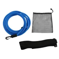 Swimming Training Resistance Band Adjustable Waist Belt Suitable for Swimming Pool Swimming for Adults and Children