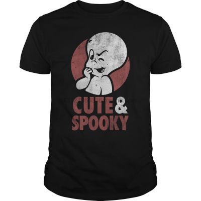 Men Tshirt Short Sleeve Casper Ghost Cute Spooky Hot O Neck T-Shirt