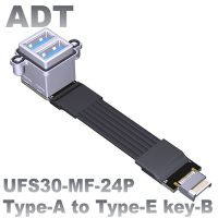 5กรัม Bps USB-A คู่3.0หญิงซ็อกเก็ตเพื่อพิมพ์-E Key-B ภายใน20จุดชายอะแดปเตอร์เคเบิ้ลประเภท-C แผงด้านหน้าที่สำคัญ-B สายต่อ USB