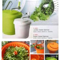 คุ้มสุดๆ พรีเมี่ยม Salad Spinner เครื่องปั่นผักสลัด ถังสลัดน้ำผัก ถังใหญ่ จุได้มาก พลังเทอร์โบ