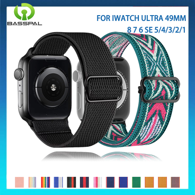 I Watch Series 7 Ultra 8 3 4 5 6สายรัดแบบยืดหยุ่นสำหรับสายคาด Apple Watch 44มม. 40มม. 45มม. 41มม. 38มม. 42มม. 49มม. Se2