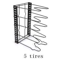 Pan Organizer Rack with 8 Tires Adjustable Cookware Pot Rack for Kitchen Organization and Storage