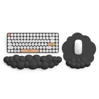 Hot Cloud Wrist Mousepad Leather Fabric 3d Mousepad Hand Protection Soft Wrist Pad Silicone Wrist Mouse Pad Office Gaming