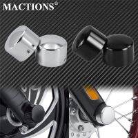 Motorcycle Front Axle Nut Cover Cap Bolt Aluminum For Harley Tou Electra Glide Softail Dyna Street Bob Fat Bob Sportster XL