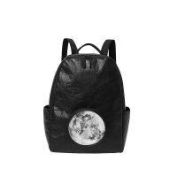 Weysfor Fashion Women Backpack Moon Print Shoulder Bag Anti-theft School Bag Urban Teenage Sport Bag Student Schoolba Travel Bag 【AUG】