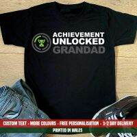 เสื้อยืด พิมพ์ลาย Achievement Unlocked Grandad Xbox X Gaming สําหรับเด็ก  2NWZ